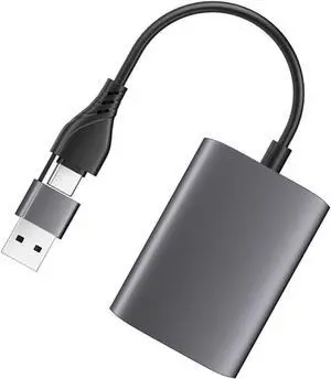 OSALADI USB-c Hub USB 3.0 to Dual High-Definition Video Adapter with Aluminum Alloy Body for Laptop OSALADI USB-c Hub USB 3.0 to Dual High-Definition Video Adapter with Aluminum Alloy Body for Laptop