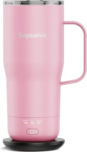 Supsonic - 20oz Self Heating Mug, Electric Coffee Mug Warmer Set with Auto Shut Off, Rechargeable Temperature Heating for Beverage, Coffee at Home & Outdoor, Heated Coffee Mug Gifts for Men Women | S3 Supsonic - 20oz Self Heating Mug, Electric Coffee Mug Warmer Set with Auto Shut Off, Rechargeable Temperature Heating for Beverage, Coffee at Home & Outdoor, Heated Coffee Mug Gifts for Men Women | S3