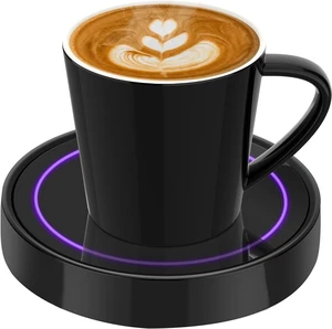 Coffee Mug Warmer, Auto On/Off Gravity-induction, 131°F/55°C, Multicolor, 16 oz, 19W, Desk Use Coffee Mug Warmer, Auto On/Off Gravity-induction, 131°F/55°C, Multicolor, 16 oz, 19W, Desk Use