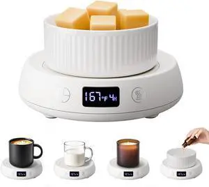 Coffee Mug Warmer for Desk with Auto Shut Off, Electric Cup Candle Wax Melter Warmer with 1-9H Timer, Smart Mug Warmer Tea Coffee Beverage Heated Mug Plate for Home Office, Ideal Coffee Lover Gift Coffee Mug Warmer for Desk with Auto Shut Off, Electric Cup Candle Wax Melter Warmer with 1-9H Timer, Smart Mug Warmer Tea Coffee Beverage Heated Mug Plate for Home Office, Ideal Coffee Lover Gift