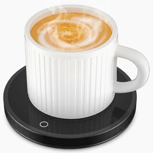 GLSY Coffee Cup Warmer, Mug Warmer for Desk, Electric Cup Beverage Warmer Plate with 2 Temperature Settings for Tea, Water, Cocoa, Milk, Auto Power Off (Round Black) GLSY Coffee Cup Warmer, Mug Warmer for Desk, Electric Cup Beverage Warmer Plate with 2 Temperature Settings for Tea, Water, Cocoa, Milk, Auto Power Off (Round Black)