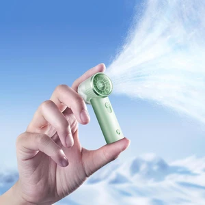 RANVOO 2025 Mini & Powerful Turbo 100 Speeds Cooling Handheld Fan Rechargeable LED Display for Outdoor Travel Portable Hand Fan, Gifts for Women & Men, Stylish, MINT GREEN RANVOO 2025 Mini & Powerful Turbo 100 Speeds Cooling Handheld Fan Rechargeable LED Display for Outdoor Travel Portable Hand Fan, Gifts for Women & Men, Stylish, MINT GREEN