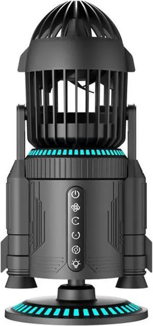 Desktop Air Circulator Fan with 110° Vertical & 135° Horizontal Auto Oscillation,5000mAh,RGB Ambient Light & Mist Spray,Quiet USB Desk Fan for Bedroom Office Study Desktop Air Circulator Fan with 110° Vertical & 135° Horizontal Auto Oscillation,5000mAh,RGB Ambient Light & Mist Spray,Quiet USB Desk Fan for Bedroom Office Study