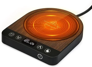 Coffee Mug Warmer for Desk with 4 Temperature Control, Auto Shut Off, Electric Beverage Warmer for Heating Milk, Tea, Candle, Wood Coffee Mug Warmer for Desk with 4 Temperature Control, Auto Shut Off, Electric Beverage Warmer for Heating Milk, Tea, Candle, Wood