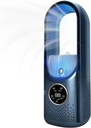 Tower Cooling Fans Tower Fan for Bedroom USB Bladeless Fan with 6 Speeds Spray Cooling Portable Conditioner for Bedroom Quiet Safe for Kids Pets 3 in Humidifying Floor Desk (Blue) Tower Cooling Fans Tower Fan for Bedroom USB Bladeless Fan with 6 Speeds Spray Cooling Portable Conditioner for Bedroom Quiet Safe for Kids Pets 3 in Humidifying Floor Desk (Blue)