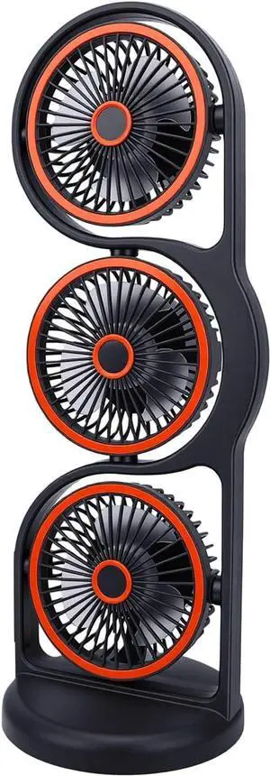 Yosoo Health Gear 3 Head Desk Fan, USB Rechargeable Portable Fan with Multiple Speeds, for Study Work Outdoor Use (Grey) Yosoo Health Gear 3 Head Desk Fan, USB Rechargeable Portable Fan with Multiple Speeds, for Study Work Outdoor Use (Grey)