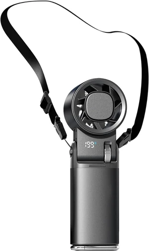 Lightweight Folding Ice Compress High Speed Cooling Fan, USB Rechargeable with 199 Adjustable Speeds for Hiking Camping USB Rechargeable Handheld Fan Lightweight Folding Ice Compress High Speed Cooling Fan, USB Rechargeable with 199 Adjustable Speeds for Hiking Camping USB Rechargeable Handheld Fan