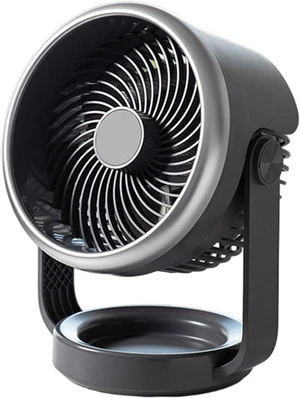 Table Air Circulators Fan for Bedroom 4 Speed Setting Low Noise 3600mAh Portable Quiet Desk Fan for Kitchen Indoor Table Air Circulators Fan for Bedroom 4 Speed Setting Low Noise 3600mAh Portable Quiet Desk Fan for Kitchen Indoor