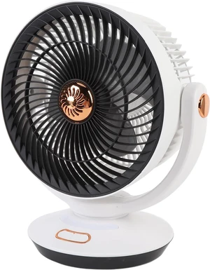 Desk Air Circulator Fan USB 4 Speed Settings Oscillating Night Light for Home Bedroom, ABS Material Desk Air Circulator Fan USB 4 Speed Settings Oscillating Night Light for Home Bedroom, ABS Material