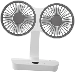 Generic Desk Fan USB Fan,Office Desk Fan,2 Heads USB Powered 4 Speeds USB Table Fan,Small Personal Fan for Desktop Camping Generic Desk Fan USB Fan,Office Desk Fan,2 Heads USB Powered 4 Speeds USB Table Fan,Small Personal Fan for Desktop Camping