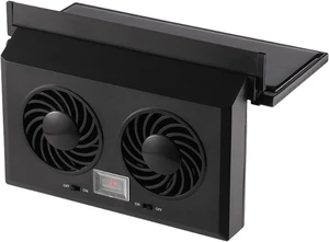 Car Solar Powered Window Fan - Easy Installation Effective Double-Head | Car Cooling Amplifier Window Fans | for Lovers Families Friends Women Men Car Solar Powered Window Fan - Easy Installation Effective Double-Head | Car Cooling Amplifier Window Fans | for Lovers Families Friends Women Men
