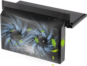 Solar Powered Car Ventilator - Effective Double-Head Cooling Vent Easy Installation | Car Cooling Amplifier Window Fans,for Lovers Families Friends Women Men Solar Powered Car Ventilator - Effective Double-Head Cooling Vent Easy Installation | Car Cooling Amplifier Window Fans,for Lovers Families Friends Women Men