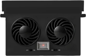 Solar Powered Car Ventilator | Effective Double-Head Cooling Vent,Car Air Purifier Window Fans,for Backseat Frontseat Adults Lovers Families Friends Women Solar Powered Car Ventilator | Effective Double-Head Cooling Vent,Car Air Purifier Window Fans,for Backseat Frontseat Adults Lovers Families Friends Women
