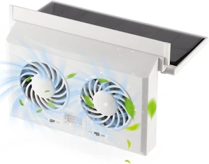 Solar Powered Car Exhaust Fan, Double-Head Easy Installation Effective, Vehicle Ventilator Radiator Fans, for Lovers Families Friends Women Men Solar Powered Car Exhaust Fan, Double-Head Easy Installation Effective, Vehicle Ventilator Radiator Fans, for Lovers Families Friends Women Men
