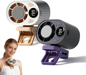 2026 Car Clip On Air Conditioner Fan, Portable Clip-On Fan, Mini USB Rechargeable Rotatable Fan, 3-Speed Silent Mini Bladeless Fans (White + Black) 2026 Car Clip On Air Conditioner Fan, Portable Clip-On Fan, Mini USB Rechargeable Rotatable Fan, 3-Speed Silent Mini Bladeless Fans (White + Black)