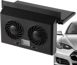 Car Solar Powered Window Fan | Effective Double-Head Cooling Vent Easy Installation | Car Cooling Amplifier Window Fans,for Lovers Families Friends Women Men Car Solar Powered Window Fan | Effective Double-Head Cooling Vent Easy Installation | Car Cooling Amplifier Window Fans,for Lovers Families Friends Women Men