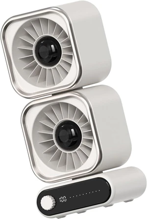 Full Rotation Two Motor Table Fan Variable Settings Low Noise with 4000mAh Rechargeable Battery Type C Charging 100 Adjustable Speeds Quiet Cooling for Home Full Rotation Two Motor Table Fan Variable Settings Low Noise with 4000mAh Rechargeable Battery Type C Charging 100 Adjustable Speeds Quiet Cooling for Home
