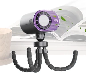 Truck Fan - 199-Speed Octopus Design LED Ventilator,360-Degree Rotation Adjustable Type-C Charging Small Fan with Clip - for Kids Students Summer Travel Beach Kitchen Dorm Bedroom Stroller Truck Fan - 199-Speed Octopus Design LED Ventilator,360-Degree Rotation Adjustable Type-C Charging Small Fan with Clip - for Kids Students Summer Travel Beach Kitchen Dorm Bedroom Stroller