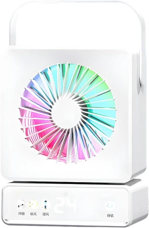 Advanced Air Movement Device for Workstation with 6000mAh Rechargeable Battery and Simple Touch Panel USB Fan Advanced Air Movement Device for Workstation with 6000mAh Rechargeable Battery and Simple Touch Panel USB Fan