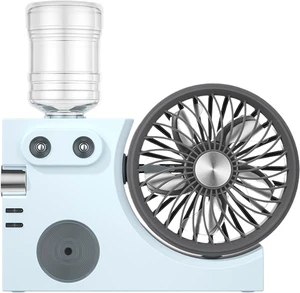 Fan Mist,USB Rechargeable Air Circulator | Misting Portable Fan - for Bedroom Dorm Office Summer Home Indoor Desktop Fan Mist,USB Rechargeable Air Circulator | Misting Portable Fan - for Bedroom Dorm Office Summer Home Indoor Desktop