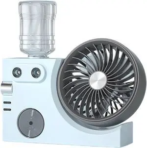 Fan Mist | USB Rechargeable Cooling Table Air Circulator - Portable Fan Mist,for Indoor Desktop Home Summer Bedroom Dorm Office Fan Mist | USB Rechargeable Cooling Table Air Circulator - Portable Fan Mist,for Indoor Desktop Home Summer Bedroom Dorm Office