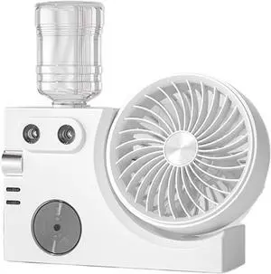 Misting Fan,USB Rechargeable Table Cooling Mister - Portable Fan Mist,for Indoor Desktop Home Summer Bedroom Dorm Office Misting Fan,USB Rechargeable Table Cooling Mister - Portable Fan Mist,for Indoor Desktop Home Summer Bedroom Dorm Office