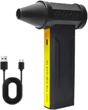 Super Wind Mini Fan 160000 RPM 60M/S Handheld Brushless Motor Generator Industrial Fan with 10000MAH Battery, Three Speed Adjustment, Portable Design (Black) Super Wind Mini Fan 160000 RPM 60M/S Handheld Brushless Motor Generator Industrial Fan with 10000MAH Battery, Three Speed Adjustment, Portable Design (Black)