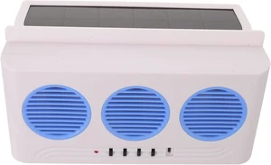 Car Ventilation Fan, USB & Solar Dual Power Auto Window Exhaust Fan, Portable Car Air Circulator for Odor Removal Heat Dissipation Car Ventilation Fan, USB & Solar Dual Power Auto Window Exhaust Fan, Portable Car Air Circulator for Odor Removal Heat Dissipation
