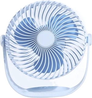 Cooling Fan For Home Office Travel Table Fan Rechargeable Desktop Cooling 180° Rotation Ventilador For Home Indoor(Blue) Cooling Fan For Home Office Travel Table Fan Rechargeable Desktop Cooling 180° Rotation Ventilador For Home Indoor(Blue)
