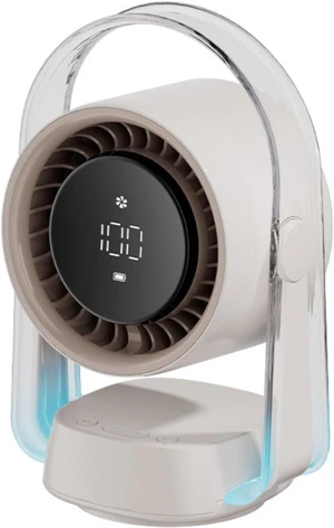 Rechargeable Fan 100Wind Speeds Auto Swing Whispers Quiet Operate Blue Night Light for Gym Computer Use Rechargeable Battery Powered Cooling Fan Rechargeable Fan 100Wind Speeds Auto Swing Whispers Quiet Operate Blue Night Light for Gym Computer Use Rechargeable Battery Powered Cooling Fan