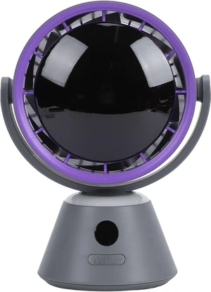 USB Rechargable Table Fan Smart Digital Display Desktop 3 Adjustable Speed Settings Turbine Air Circulator Desk Fan with Ambient Night Light Function for Home Office USB Rechargable Table Fan Smart Digital Display Desktop 3 Adjustable Speed Settings Turbine Air Circulator Desk Fan with Ambient Night Light Function for Home Office