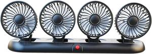 4-Head Car Cooling Fan 360 Degree Rotatable Car Fan Cooling Air Fan (5V) 4-Head Car Cooling Fan 360 Degree Rotatable Car Fan Cooling Air Fan (5V)