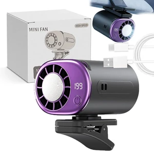 2026 Car Clip on Air Conditioner Fan with LED Display, Semi-Cooling Portable Car AC, 360° Rotation 199 Speeds USB Rechargeable Battery Powered Mini Fan for Vehicle,Camping, Stay Cool Anywhere (BLACK) 2026 Car Clip on Air Conditioner Fan with LED Display, Semi-Cooling Portable Car AC, 360° Rotation 199 Speeds USB Rechargeable Battery Powered Mini Fan for Vehicle,Camping, Stay Cool Anywhere (BLACK)