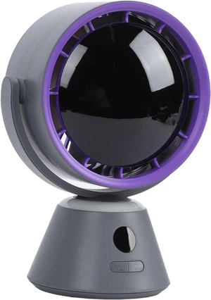 Luocute USB Desk Fan, High Speed Turbine Air Circulator with Digital Display and Ambient Night Light, 3 Adjustable Speeds, Rechargeable Battery, for Home Office Luocute USB Desk Fan, High Speed Turbine Air Circulator with Digital Display and Ambient Night Light, 3 Adjustable Speeds, Rechargeable Battery, for Home Office