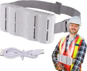 Waist Fan | Cooling Waist Belt Portable Fan | Battery Powered Double Air Circulator Cool Gadgets for Women Men Sports Work Hiking Beach Hunting Cycling Jobsite Waist Fan | Cooling Waist Belt Portable Fan | Battery Powered Double Air Circulator Cool Gadgets for Women Men Sports Work Hiking Beach Hunting Cycling Jobsite
