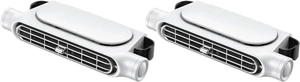 2-1pc Portable Car Seat Fan 3 Speeds Adjustable Car Seat Headrest Fan USB Powered Neck Cooler For Front Rear Seat Passenger(2PCS White) 2-1pc Portable Car Seat Fan 3 Speeds Adjustable Car Seat Headrest Fan USB Powered Neck Cooler For Front Rear Seat Passenger(2PCS White)