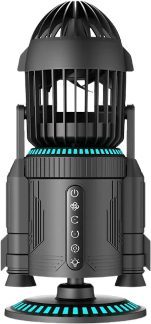 Desk - Adjustable Tabletop Fans, Rotating Air Circulator, Powerful Airflow Table Oscillating , Quiet 5000Rpm With Light | For School Living Room Workplace Home Cooling Hot Dorm Desk - Adjustable Tabletop Fans, Rotating Air Circulator, Powerful Airflow Table Oscillating , Quiet 5000Rpm With Light | For School Living Room Workplace Home Cooling Hot Dorm