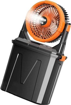 Camping Misting Cooling Fan 120° Auto Oscillation 20000mAh Rechargeable Battery 5-8 Temperature Misting Fan Camping Misting Cooling Fan 120° Auto Oscillation 20000mAh Rechargeable Battery 5-8 Temperature Misting Fan