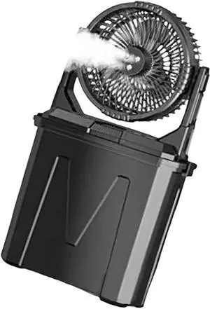 Camping Misting Fan 20000mAh Battery Power Oscillating 3 Hole Misting for Tent Poolside Gardening Fast Charging Outdoor Evaporative Cooling Camping Misting Fan 20000mAh Battery Power Oscillating 3 Hole Misting for Tent Poolside Gardening Fast Charging Outdoor Evaporative Cooling