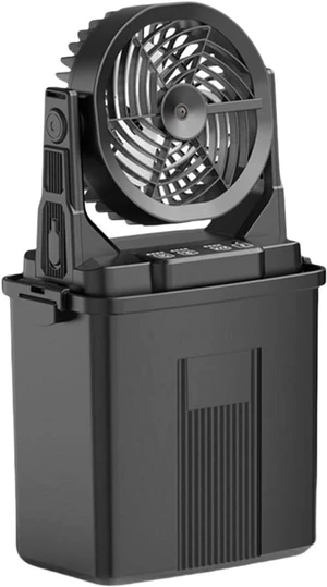 Camping Misting Fan 20000mAh Battery Power Oscillating 3 Hole Misting for Tent Poolside Gardening Fast Charging Outdoor Evaporative Cooling Camping Misting Fan 20000mAh Battery Power Oscillating 3 Hole Misting for Tent Poolside Gardening Fast Charging Outdoor Evaporative Cooling