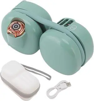 USB Charging Neck Fan, Dual Fans, 1800mAh Battery, Green - Hands Free Cooling, Foldable Portable Design, Ideal for Travelling and Outdoor Use (Green) USB Charging Neck Fan, Dual Fans, 1800mAh Battery, Green - Hands Free Cooling, Foldable Portable Design, Ideal for Travelling and Outdoor Use (Green)