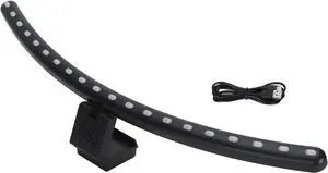 LED Monitor Light Bar, Curved Computer Monitor Lamp, Eye Caring Angle Adjustable Touch Control USB Powered Reading Light for Office Gaming with Timer Function LED Monitor Light Bar, Curved Computer Monitor Lamp, Eye Caring Angle Adjustable Touch Control USB Powered Reading Light for Office Gaming with Timer Function