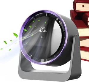Desktop Fan - Small Electric Fan | Silent Desk Fan | USB Rechargeable Fan | Table Fan For Sleeping | Powerful Personal Air Quality Enhancer, Wall Mounted Bedroom Ventilador, Night Lights For Kids Desktop Fan - Small Electric Fan | Silent Desk Fan | USB Rechargeable Fan | Table Fan For Sleeping | Powerful Personal Air Quality Enhancer, Wall Mounted Bedroom Ventilador, Night Lights For Kids