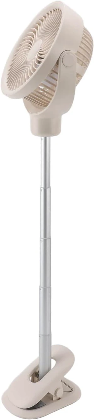 Alomejor Oscillating Telescopic Desk Clamp/Holder On Fan 4 Speeds LED Night Light for Home Office Camping Portable White Alomejor Oscillating Telescopic Desk Clamp/Holder On Fan 4 Speeds LED Night Light for Home Office Camping Portable White