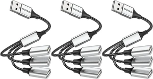 USB 3 Port Splitter Cable, MOGOOD USB Type B Splitter 1 Male to 3 Female USB 2.0 Adapter Power Cord Extension Hub for Charging/Data Transfer/Laptop/Mac USB 3 Port Splitter Cable, MOGOOD USB Type B Splitter 1 Male to 3 Female USB 2.0 Adapter Power Cord Extension Hub for Charging/Data Transfer/Laptop/Mac