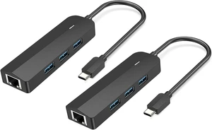 Efficient USB C to Rj45 Gigabit Ethernet Converter Adapter with 3 USB3.0 Port for Seamlessly Networking USB C Center with Ethernet Efficient USB C to Rj45 Gigabit Ethernet Converter Adapter with 3 USB3.0 Port for Seamlessly Networking USB C Center with Ethernet