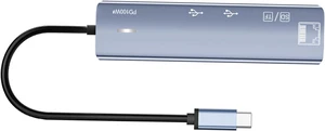 Portable USB Type C Hub 60Hz DisplayPort 1.4 Fast Power RJ45 USB Slots Storage Reader Type C Multiport Connection Portable USB Type C Hub 60Hz DisplayPort 1.4 Fast Power RJ45 USB Slots Storage Reader Type C Multiport Connection