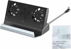 10-in-1 Dual Fan Gaming Hub for Multifunctional Type C Consoles, Fast Charging Support for Seamless Gaming Experience 10-in-1 Dual Fan Gaming Hub for Multifunctional Type C Consoles, Fast Charging Support for Seamless Gaming Experience