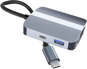 USB C Docking Station to HDTV Output VGA USB3.0 Slot 3.5mm USB Splitter Cable for Phone Laptop Accessories USB C Adapter USB C Docking Station to HDTV Output VGA USB3.0 Slot 3.5mm USB Splitter Cable for Phone Laptop Accessories USB C Adapter
