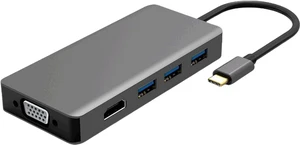 USB C Hubs Adapter USB3.1 to Video+VGA Converters Fast Data Transfer Capabilities High Clear Video Output Hubs USB C Hubs Adapter USB3.1 to Video+VGA Converters Fast Data Transfer Capabilities High Clear Video Output Hubs